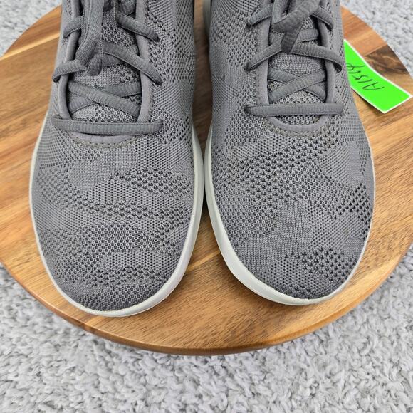 Kizik Madrid Eco-Knit Gray Hands-Free Comfort Casual Slip On Sneakers Mens 9.5 M - Picture 6 of 12